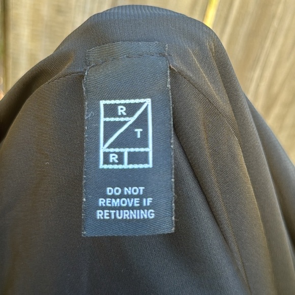 MM Lafleur The Pamela V-Neck Tuxedo Black Pencil Dress Women Size 8 - Picture 13 of 15